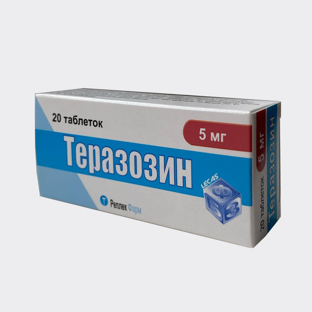 Теразозин — LEKAS фармацевтический завод